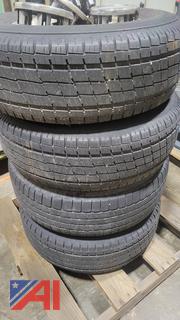 (4) 17" Prometer Tires with Aluminum Rims